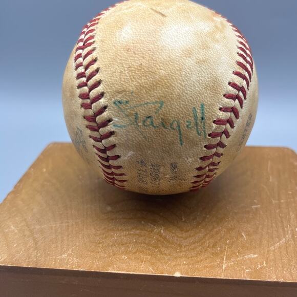 Vtg 1970s Rawlings Official Game Baseball Feeney WILLIE STARGELL SIGNED Pirates - Picture 4 of 8